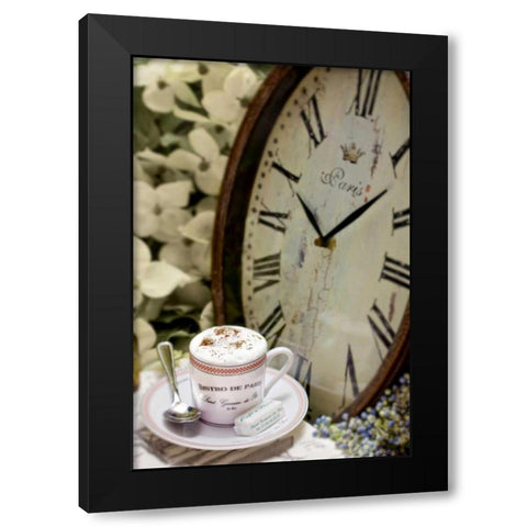 Dream Cafe Bistro De Paris - 40 Black Modern Wood Framed Art Print by Blaustein, Alan