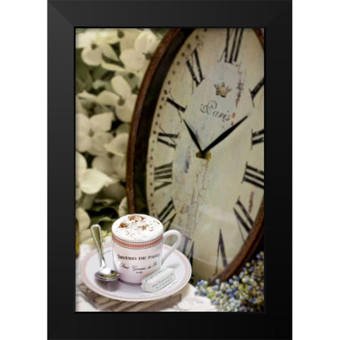 Dream Cafe Bistro De Paris - 40 Black Modern Wood Framed Art Print by Blaustein, Alan