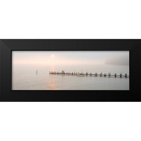 Antique Pier - 38 Black Modern Wood Framed Art Print by Blaustein, Alan