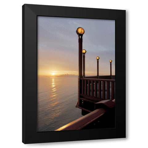 Golden Gate Bridge - 47 Black Modern Wood Framed Art Print by Blaustein, Alan
