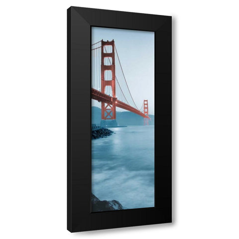 Golden Gate Bridge at Dawn (B) Black Modern Wood Framed Art Print with Double Matting by Blaustein, Alan