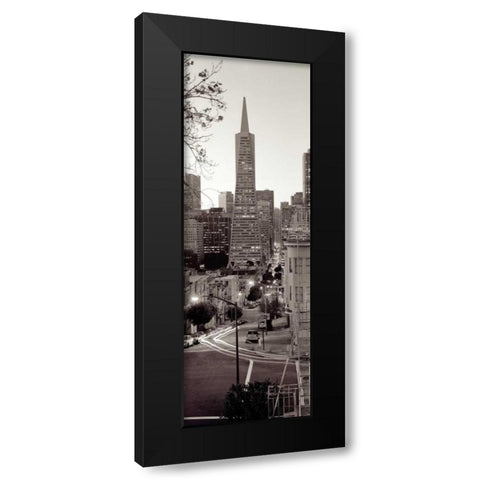 Transamerica Pano - 1 Black Modern Wood Framed Art Print by Blaustein, Alan
