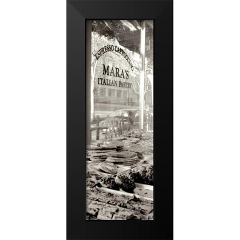 San Francisco Cafe Pano - 2 Black Modern Wood Framed Art Print by Blaustein, Alan