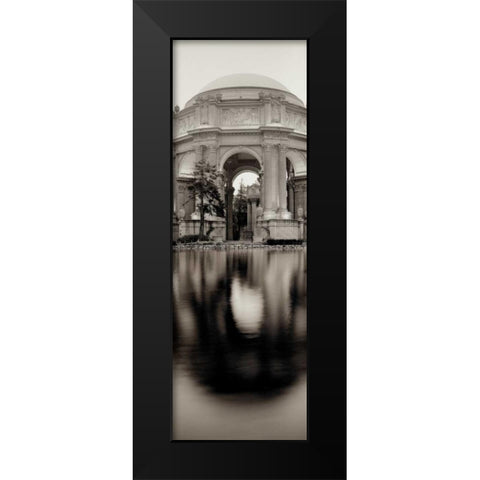 Palace Of Fine Arts Pano - 2 Black Modern Wood Framed Art Print by Blaustein, Alan