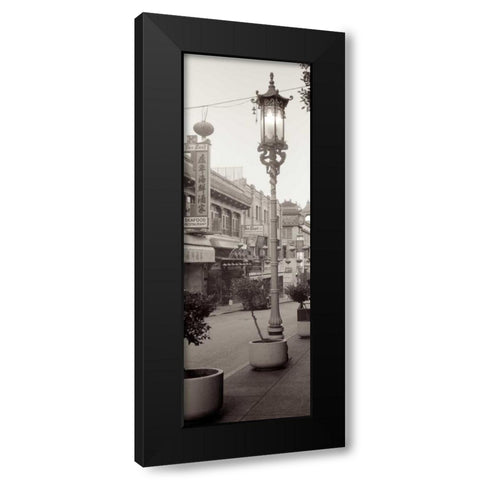China Town Pano - 1 Black Modern Wood Framed Art Print by Blaustein, Alan