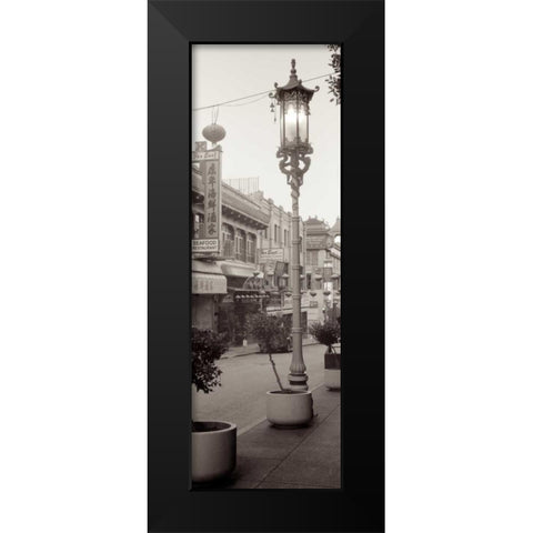 China Town Pano - 1 Black Modern Wood Framed Art Print by Blaustein, Alan