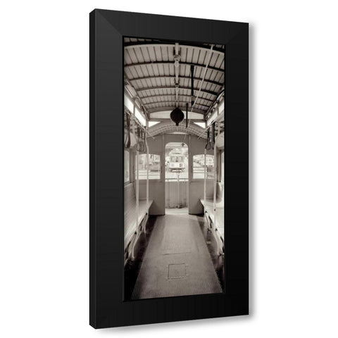 Cable Car Pano - 2 Black Modern Wood Framed Art Print by Blaustein, Alan