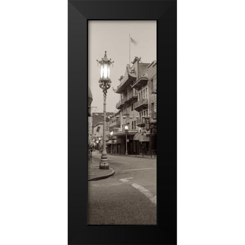 China Town Pano - 2 Black Modern Wood Framed Art Print by Blaustein, Alan
