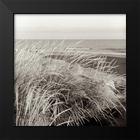 Tuscan Coast Dunes - 3 Black Modern Wood Framed Art Print by Blaustein, Alan