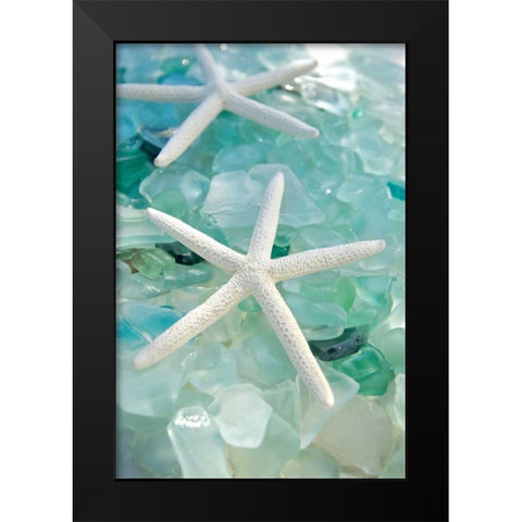 Crystal Harbor - 7 Black Modern Wood Framed Art Print by Blaustein, Alan