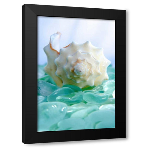 Crystal Harbor - 24 Black Modern Wood Framed Art Print by Blaustein, Alan