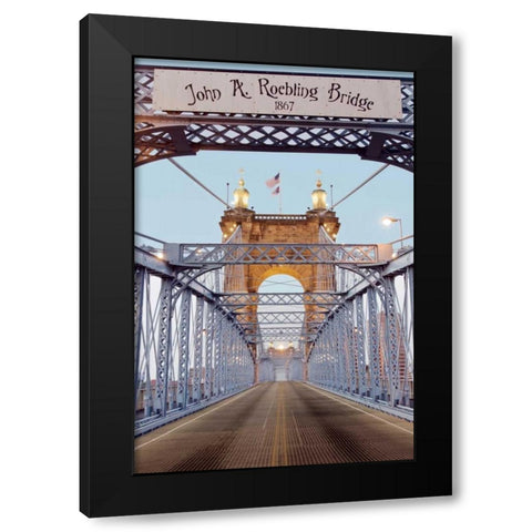 Spirit Black Modern Wood Framed Art Print with Double Matting by Blaustein, Alan