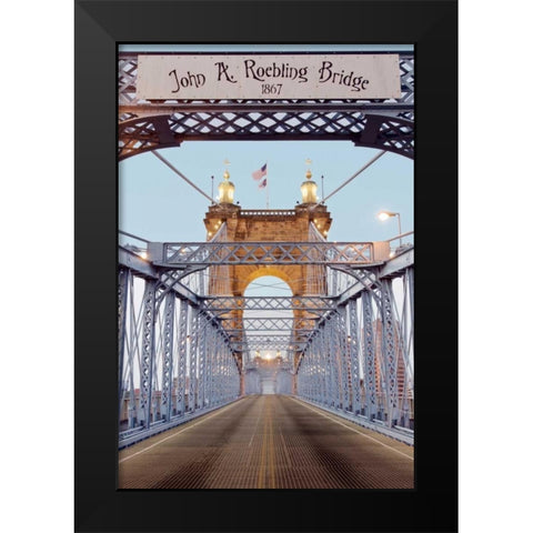 Spirit Black Modern Wood Framed Art Print by Blaustein, Alan