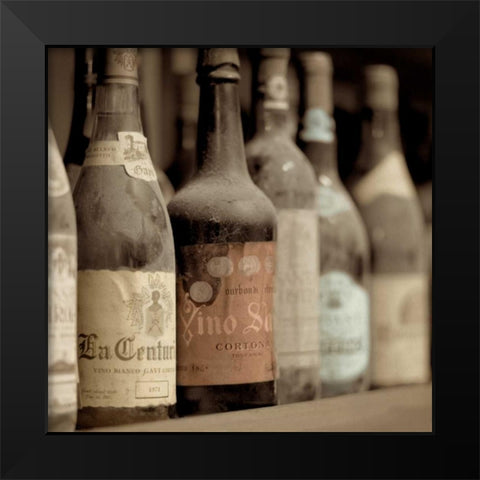 Enoteca a Cortona No. 1 Black Modern Wood Framed Art Print by Blaustein, Alan