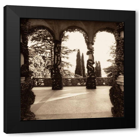 Castelfranco Veneto Black Modern Wood Framed Art Print with Double Matting by Blaustein, Alan