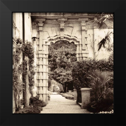 Galliera Veneta Padova Black Modern Wood Framed Art Print by Blaustein, Alan