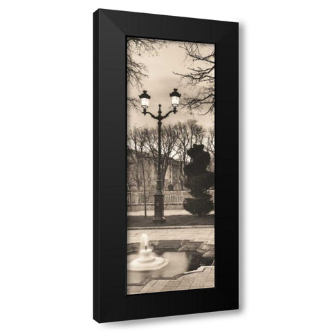 Plaza de Castilla Burgos Black Modern Wood Framed Art Print by Blaustein, Alan