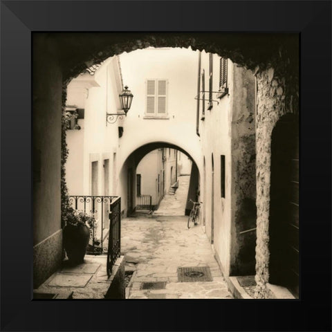 Varenna Lago di Como Black Modern Wood Framed Art Print by Blaustein, Alan