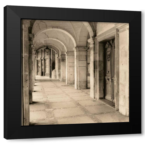 Salamanca Castilla y Leon Black Modern Wood Framed Art Print with Double Matting by Blaustein, Alan