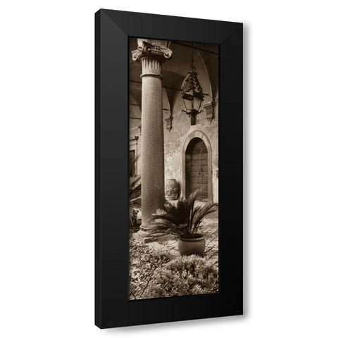 Portico - Umbria Black Modern Wood Framed Art Print with Double Matting by Blaustein, Alan