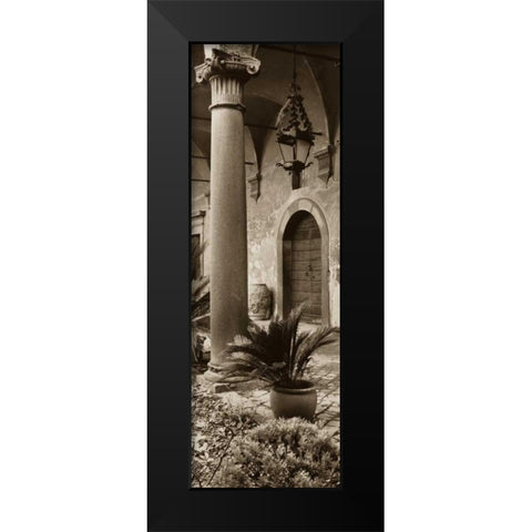 Portico - Umbria Black Modern Wood Framed Art Print by Blaustein, Alan