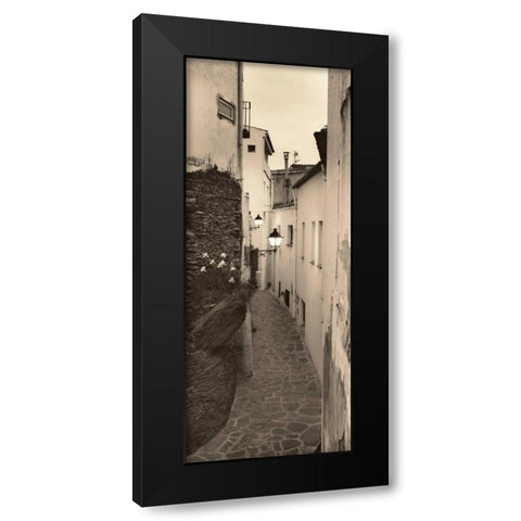 Cadaques Espana Black Modern Wood Framed Art Print by Blaustein, Alan