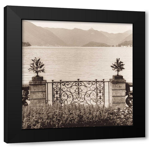 Bellagio Vista Black Modern Wood Framed Art Print by Blaustein, Alan