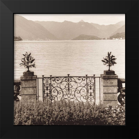 Bellagio Vista Black Modern Wood Framed Art Print by Blaustein, Alan