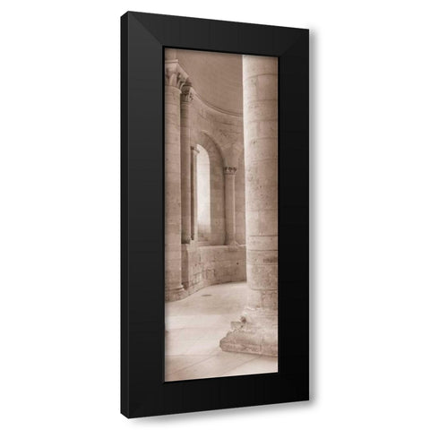 Les Colonnes I Black Modern Wood Framed Art Print by Blaustein, Alan