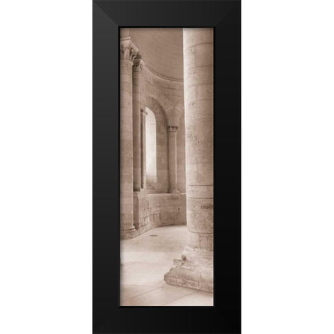 Les Colonnes I Black Modern Wood Framed Art Print by Blaustein, Alan