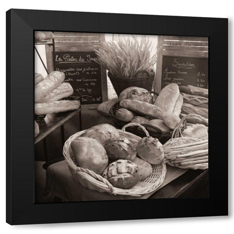 Les Pains No. 2 Black Modern Wood Framed Art Print by Blaustein, Alan