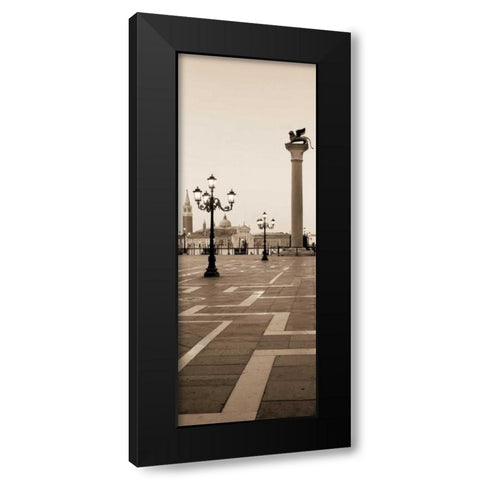 Piazza San Marco No. 2 Black Modern Wood Framed Art Print by Blaustein, Alan