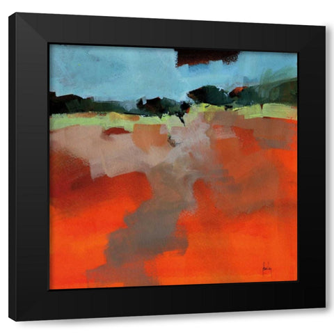 Early Fall Black Modern Wood Framed Art Print with Double Matting by Bailey, Paul