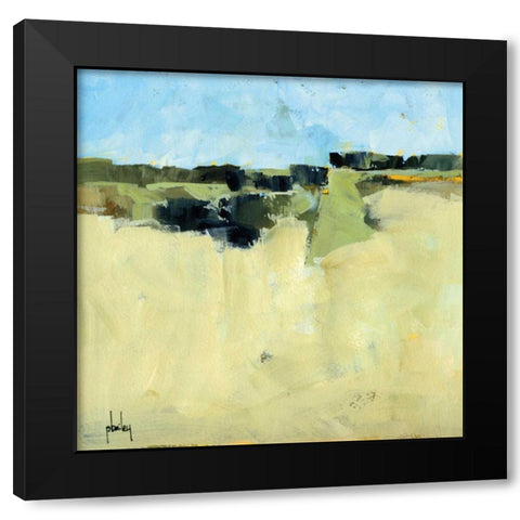 High Green Black Modern Wood Framed Art Print by Bailey, Paul