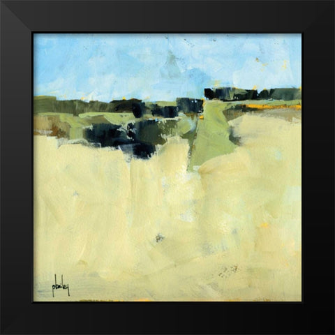 High Green Black Modern Wood Framed Art Print by Bailey, Paul