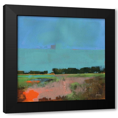Empty Sky Black Modern Wood Framed Art Print with Double Matting by Bailey, Paul