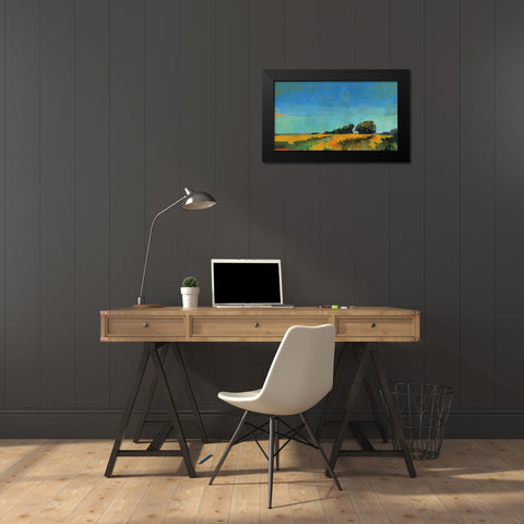 Oblique Illumination Black Modern Wood Framed Art Print by Bailey, Paul
