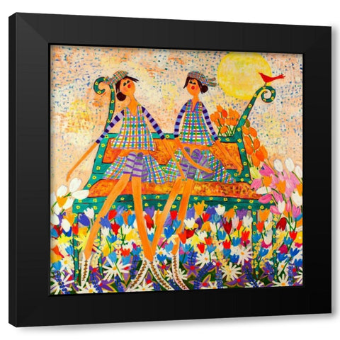 The Cardinal Black Modern Wood Framed Art Print by Benchetrit, Caroline