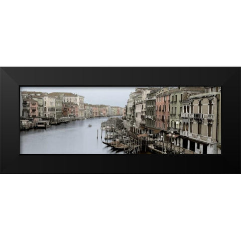Morning on the Grand Canal Black Modern Wood Framed Art Print by Blaustein, Alan