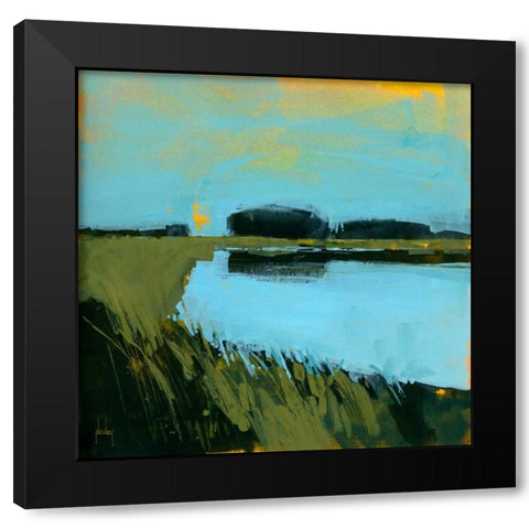 Still Waters Black Modern Wood Framed Art Print by Bailey, Paul