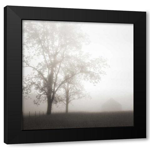 Farmland Appalachia 2013 Black Modern Wood Framed Art Print by Bell, Nicholas