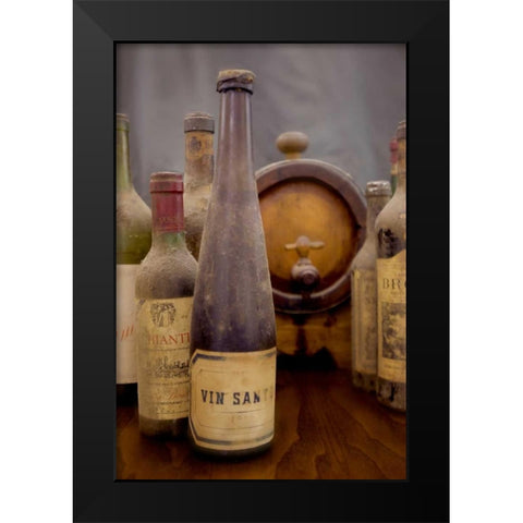 Antico Cantina Vin Santo Black Modern Wood Framed Art Print by Blaustein, Alan