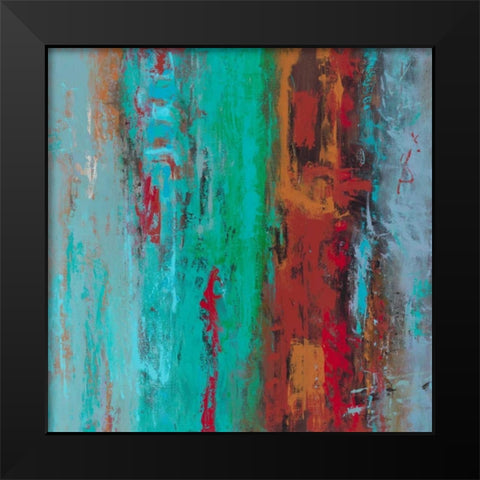 Primal Numbers Black Modern Wood Framed Art Print by Bothne, Janet