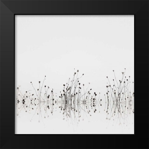Reflections Black Modern Wood Framed Art Print by Bell, Nicholas