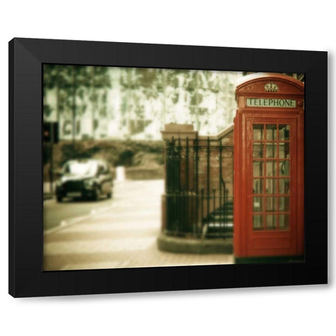 Mile End Black Modern Wood Framed Art Print with Double Matting by Bevan, Keri