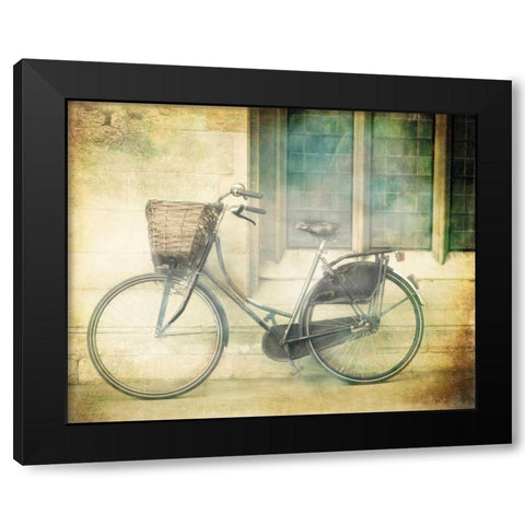 Ride Away Black Modern Wood Framed Art Print by Bevan, Keri