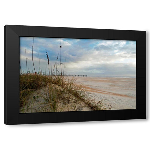 Sand Dunes I Black Modern Wood Framed Art Print with Double Matting by Burdick, Chuck
