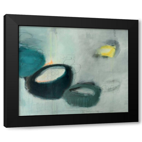 Emptiness Black Modern Wood Framed Art Print with Double Matting by Brix, Sidsel