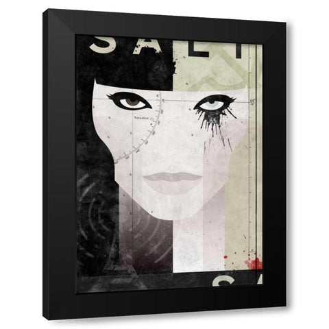 Salt Black Modern Wood Framed Art Print with Double Matting by Beer, Hannes
