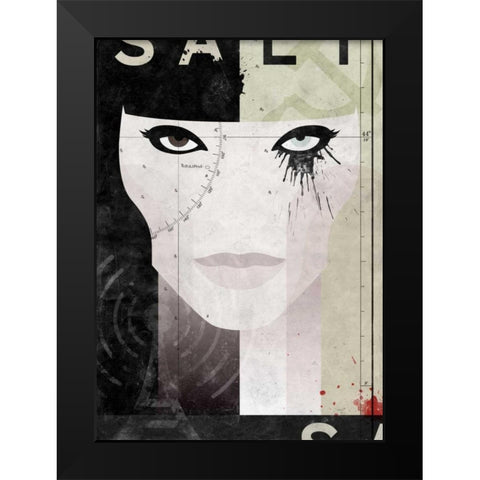 Salt Black Modern Wood Framed Art Print by Beer, Hannes